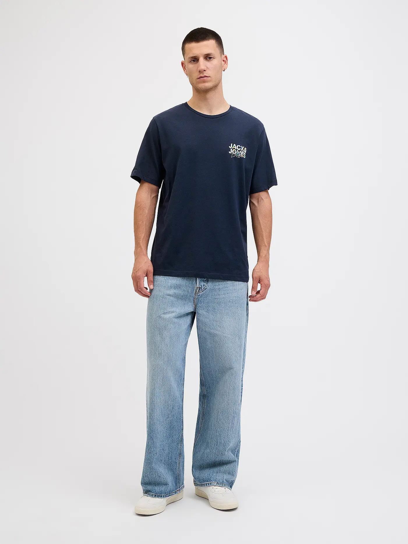 JACK & JONES | T-Shirt JJGEPLAS | dunkelblau
